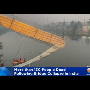Pedestrian Bridge Collapse Kills Over 130 People In India