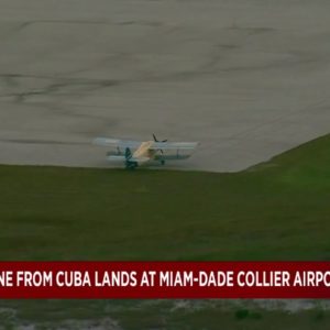 Pilot in questioning after soviet-era plane from Cuba lands in Miami-Dade Collier Airportirport