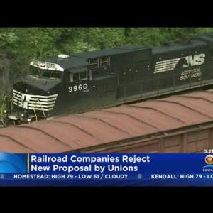 Railroad Companies Reject New Proposal From Unions
