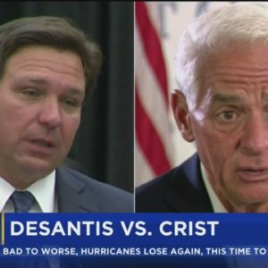 Ron DeSantis, Charlie Crist hold only debate Monday night