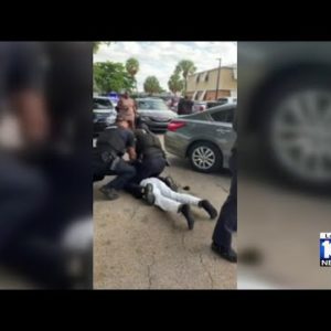 Rough takedown caught on camera in Lauderhill