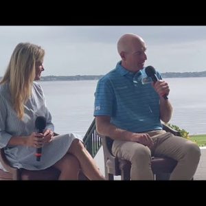 Jim Furyk discusses perks for military service members at the Constellation Furyk & Friends pres...