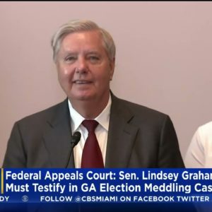 Sen. Lindsey Graham Ordered To Testify In Georgia Election Probe