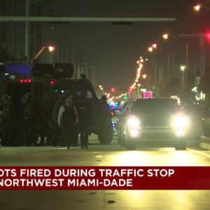 Shots fired during traffic stop in Miami-Dade County