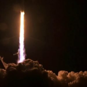 SpaceX dresses Falcon Heavy rocket for rare Halloween launch