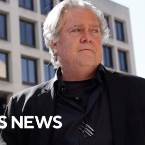 Steve Bannon in court to be sentenced for contempt of Congress charges