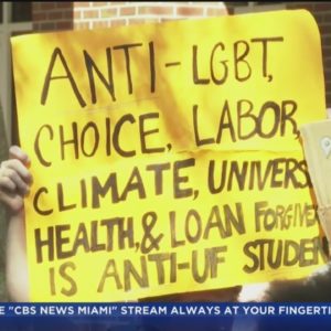 UF students protest man chosen to be university's next president