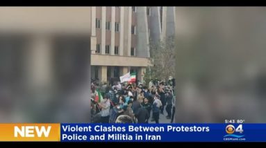 Violent Clashes Between Protesters And Police Continue In Iran