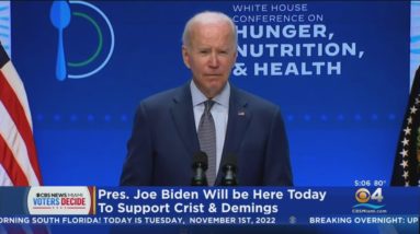 President Biden to rally support for Charlie Crish, Val Demings in South Florida