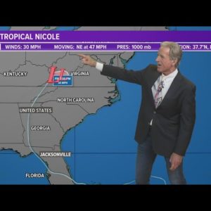 Nicole leaves destruction behind in North Florida, but where is the storm now?