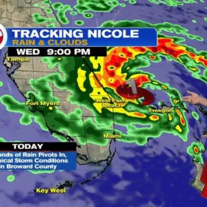 10 a.m. advisory: Tropical Storm nearing the Bahamas