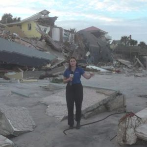 Beach homes in Port Orange crumble during Hurricane Nicole