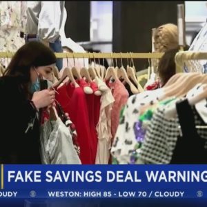 Beware fake holiday sales