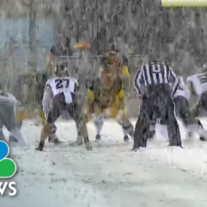 Watch: Central Michigan, Western Michigan Football Game In Whiteout Conditions