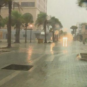 Conditions intensify on Jacksonville Beach