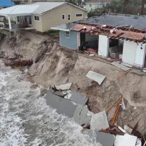 Drone video shows massive beach erosion in Florida (Bridgetpoint Global)
