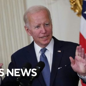 Watch Live: Biden speaks after Democrats appear to stave off "red wave" in midterms | CBS News