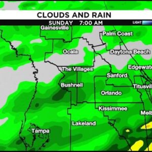 Unsettled stretch of weather returns to Central Florida for Thanksgiving week
