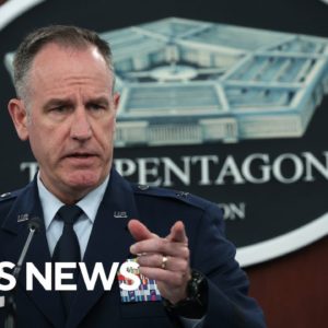 Watch Live: Pentagon press secretary Brig. Gen. Patrick Ryder holds briefing | CBS News
