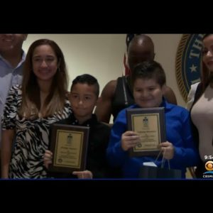 Two Doral Students Honored For Reporting A Student Who Brought A Gun To Their School
