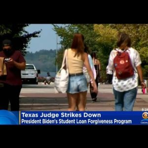 Federal Judge In Texas Blocks Biden's Student Loan Forgiveness Plan