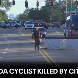 Florida cyclist killed by city bus