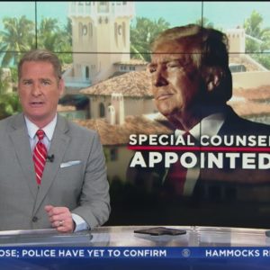 Former President Trump bristles at appointment of special counsel