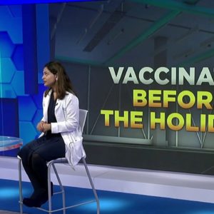 Getting vaccinated before the holidays