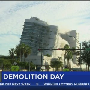Historic Deauville Hotel on Miami Beach imploded
