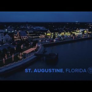 Holiday lights galore on display in St. Augustine | Drone video