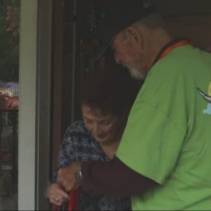 Hundreds of First Coast senior citizens received food for Thanksgiving