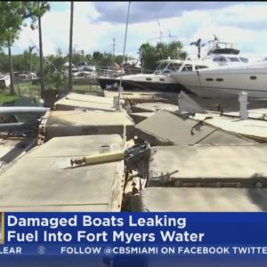 Ian's Wrath: Residents concerned about leaking fuel from damaged boats