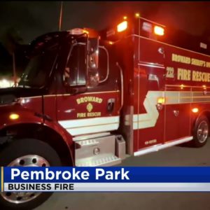 Fire At Business Storing Hazardous Materials Under Investigation In Pembroke Park