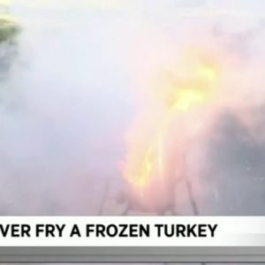 Keep your cool and avoid these turkey frying mistakes