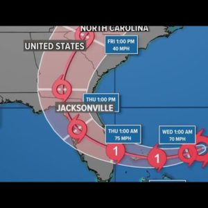 Live: Tracking Tropical Storm Nicole