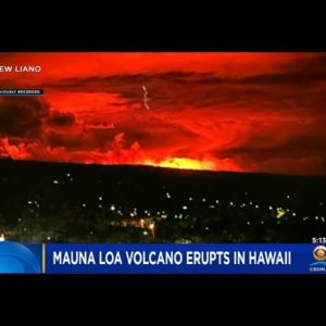 Mauna Loa, The World's Largest Active Volcano, Erupts In Hawaii