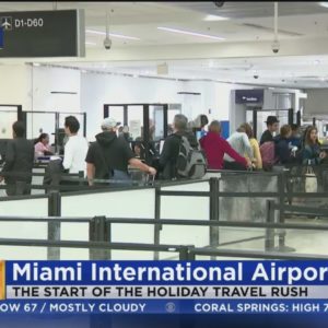 Miami International Airport expects record numbers for Thanksgiving