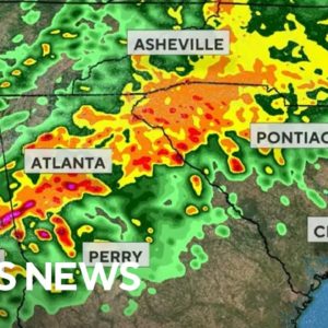Millions of people under threat from severe weather across South