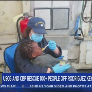 More than 100 migrants rescued off Rodriguez Key