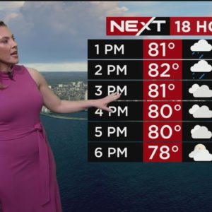 NEXT Weather - Miami + South Florida Forecast - Tuesday Afternoon 11/22/22