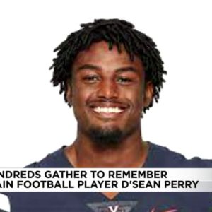 Hundreds come together to mourn slain Miami native, football player killed in Virginia shooting