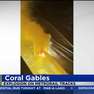Rider Captures Explosion On Metrorail Tracks In Coral Gables