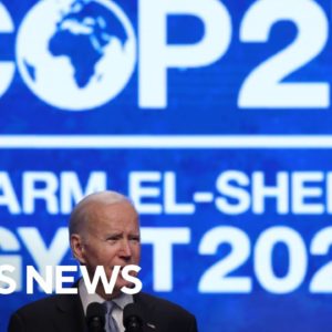 President Biden delivers remarks on U.S. climate initiatives at COP27 climate summit in Egypt