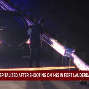 Shooting reported on I-95 in Fort Lauderdale