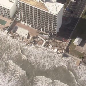 Sky 6 tours damage done by Nicole to Florida condo buildings