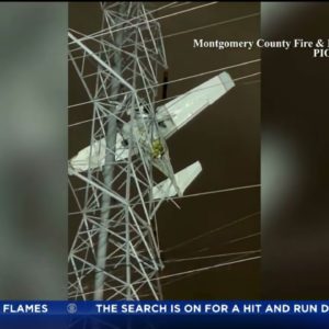 Small Plane Crashes Into Power Lines In Maryland