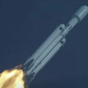 SpaceX launches Falcon Heavy rocket from Florida coast