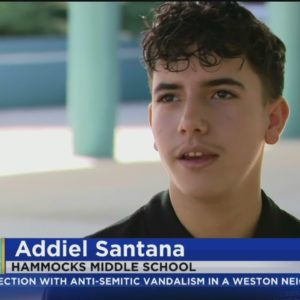 Students Who Shine: Addiel Santana, 13, Hammocks Middle School