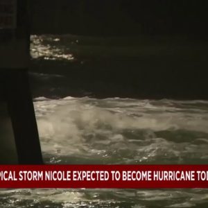 Tropical Storm Nicole expected to impact part of South Florida coast