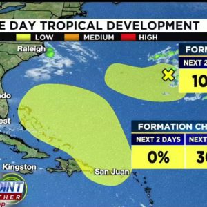 Tropics Watch: Development possible near Florida